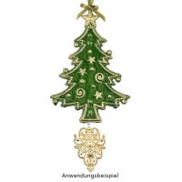 Metall-Ornamente, Design 13, 4,8cm x 3,5cm, hellgold, 10 Stück