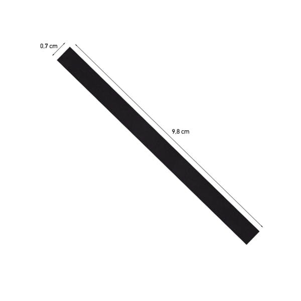 Magnetstreifen, selbstklebend, 0,7cm x 9,8cm, 0,5mm stark, 5 Bogen