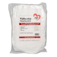 Flauschige Füllwatte, weiß, vakuumverpackt, 500g