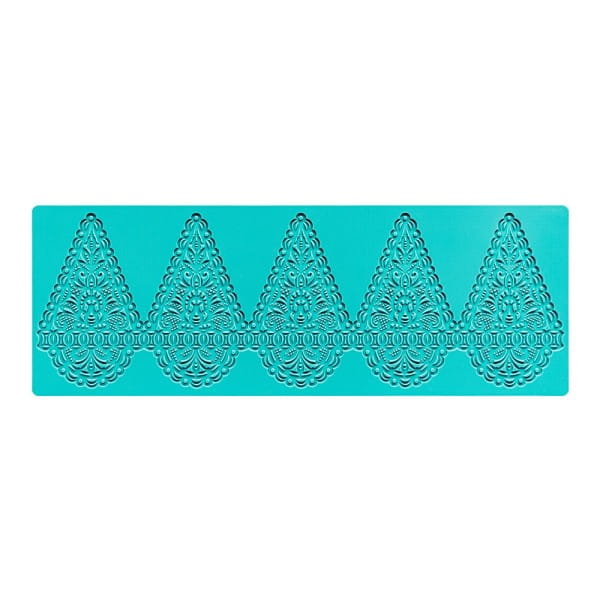 Silikon-Dekormatte, Design 77, 32,5cm x 11,5cm x 0,2cm, für Kugeln mit Ø 10cm