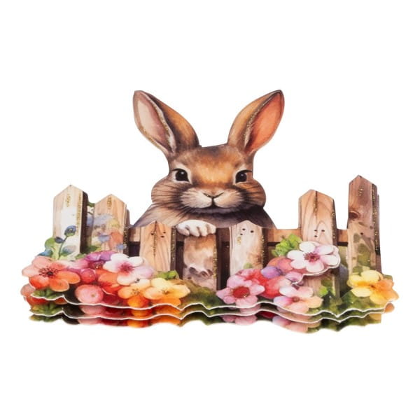 3-D Motive, Zarte Ostergrüße, 6,5-10cm, 10 Motive
