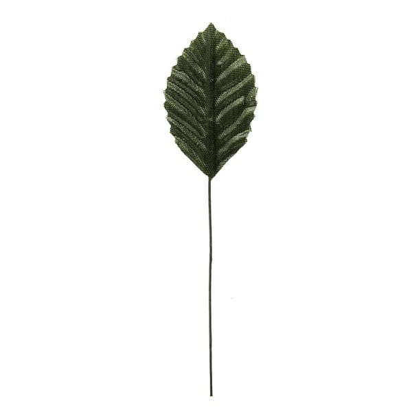 Deko-Blätter am Draht, 4,5cm x 2,8cm, grün, 20 Stück | Blätter | Floristik | Deko- & Geschenkartikel