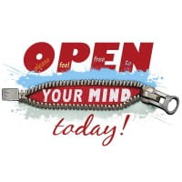 Color Bügeltransfers, DIN A4, Open your mind
