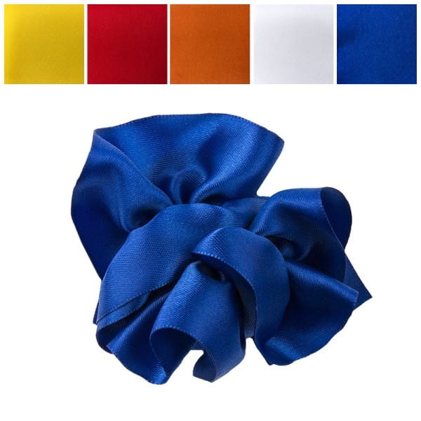 Zieh-Rüschen, Satin, kräftige Farben, 0,9m x 3cm, 10 Stück