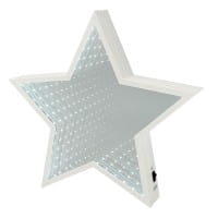 LED-Stern Infinity, zum Aufstellen, Ø 29,3cm, 60 LEDs in Weiß, inkl. Timer