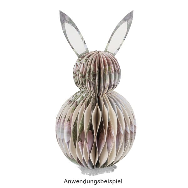Vorlage: Waben-Figuren Ei & Hase, DIN A4