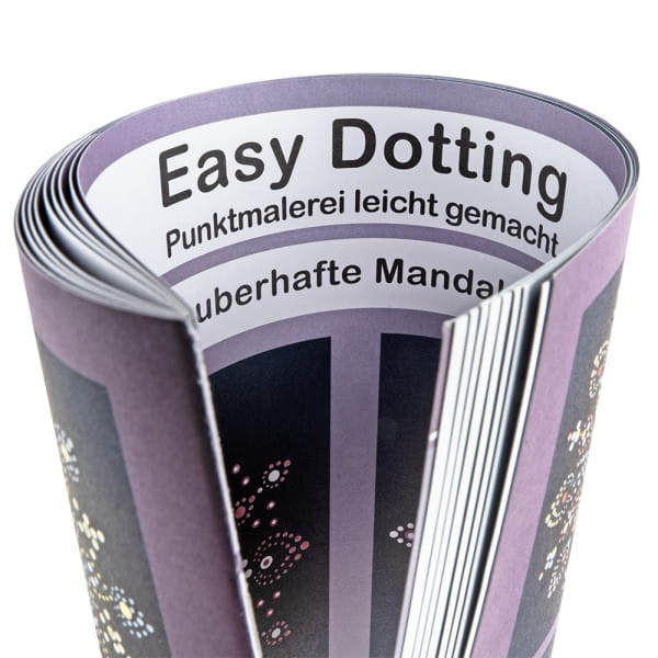Malvorlage Easy Dotting, Punktmalerei, Zauberhafte Mandalas 2, 8 Vorlagen