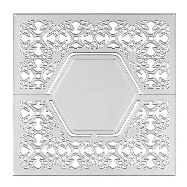 Präge-& Stanzschablonen, Aufstellkarte, 13,6cm x 13,6cm