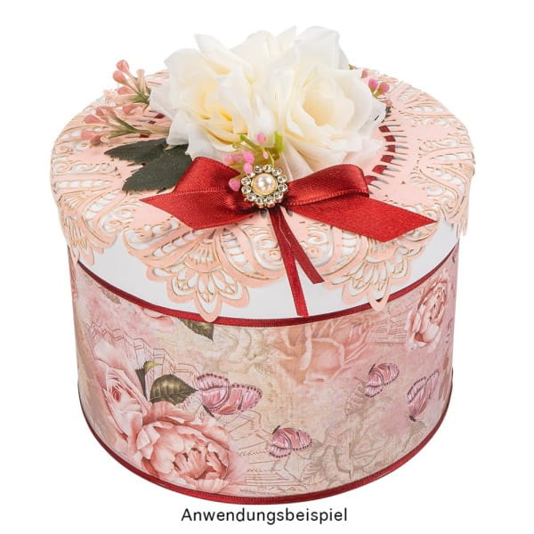 XL-Laser-Ornamente, Zierdeckchen 6, verschiedene Farben, Ø 20cm, 10 Stück