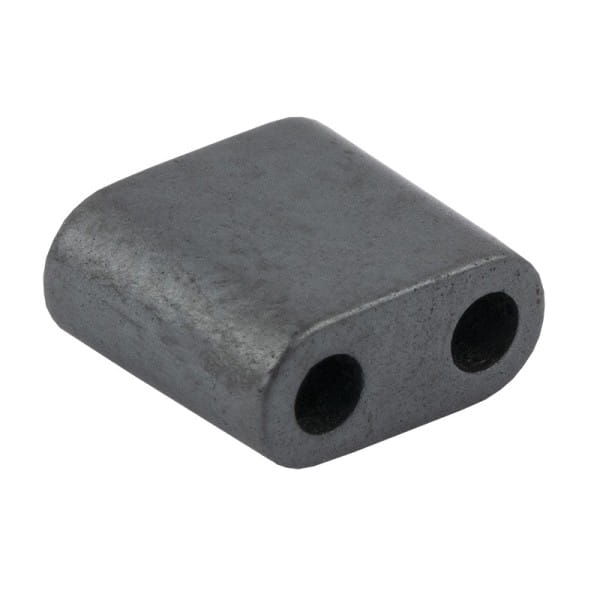 Hämatit-Perlen, Quadrat, 6mm x 6mm x 3mm, matt-anthrazit, 30 Stück
