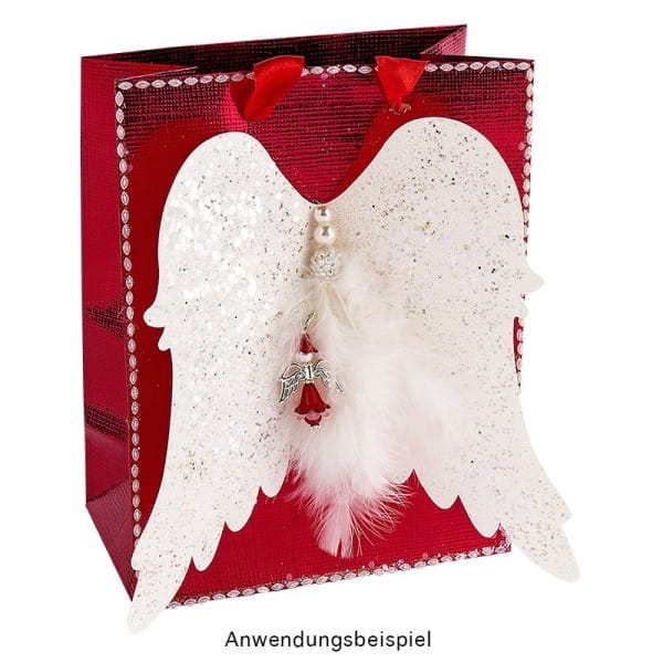 Windradfolien-Scheiben, Flügel, 20cm x 22,4cm, transparent, 500µ, 20 Stück