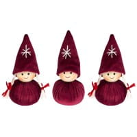 Winter-Püppchen, Finja & Manni, 9cm hoch, 3 Stück