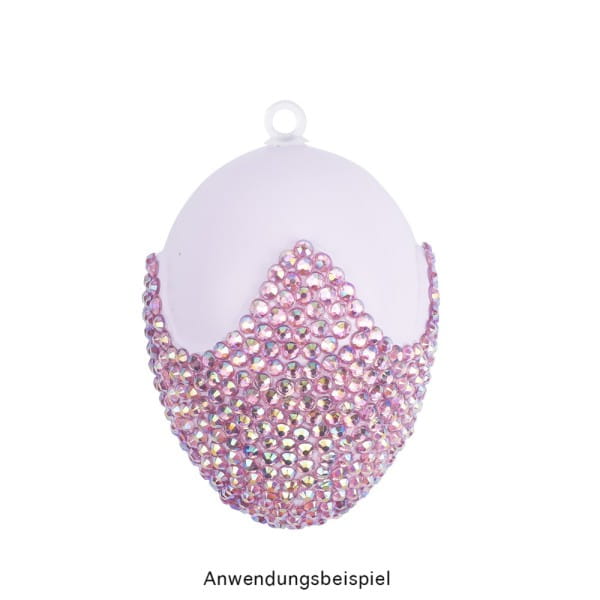 Diamond-Painting-Steine, Strass, irisierend, Sortierung 2, versch. Farben, je 8g, 10 Dosen