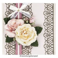 3-D Motive, Romantik-Blumen, 7-9cm, 10 Motive