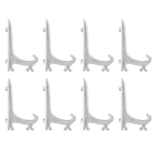 Staffeleien, für Rahmen & Bilder, 20,1cm x 12,6cm, klappbar, klar, 8 Stück