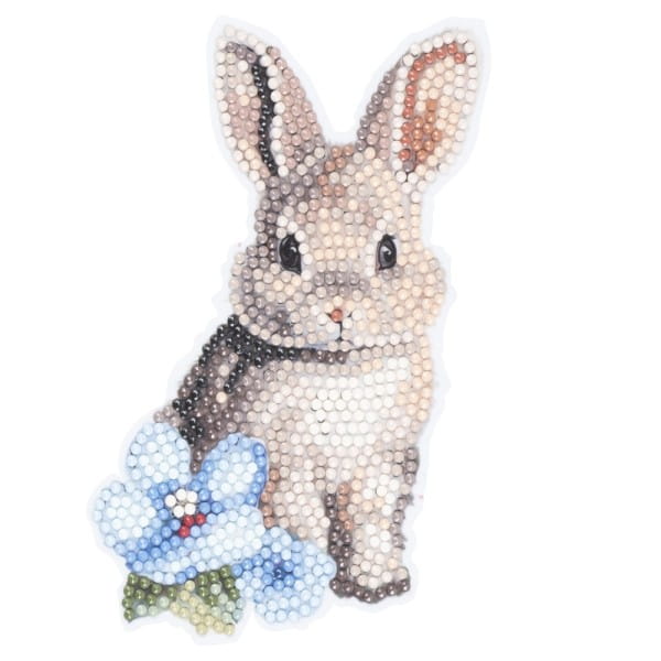 Diamond-Painting-Sticker, Osterhasen, DIN A4, 4 Bogen