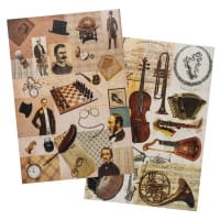 Reispapiere, Nostalgie 15, DIN A4, 2 Designs
