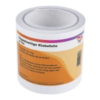 Doppelseitige Klebefolie auf Rolle, 10cm breit, 15m lang