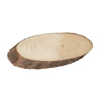 Baumscheibe, oval, 24-25cm lang, 12-14cm breit, 2cm dick