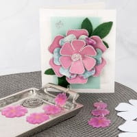 Vorlage: 3-D Blume, DIN A4