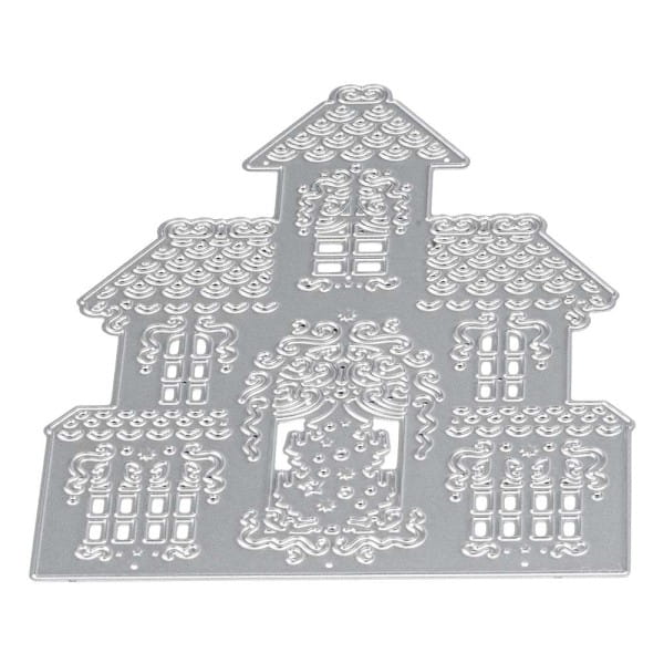 Stanzschablonen, Haus & Frohe Weihnachten, 6 Stück