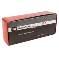 Batterien, DauerPower Plus, AA Mignon LR6, 1,5V, 2500 mAh, 60 Stück