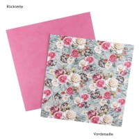 Duo-Design-Papiere, Vintage 2, beidseitig bedruckt, 25cm x 25cm, 250g/m², 20 Blatt