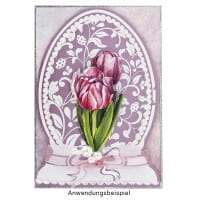 3-D Motive, Frühlingsblumen, 5-9 cm, 10 Stück