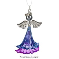 Engelsflügel, Design 2, 1,9cm, silber, 30 Stück