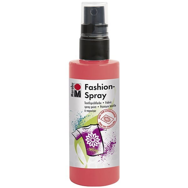 Marabu Fashion-Spray/Textil-Sprühfarbe, 100ml, flamingo