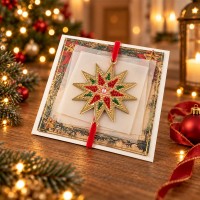 Bastelbox: Diamond-Painting-Sterne, Klassik, 41-teilig