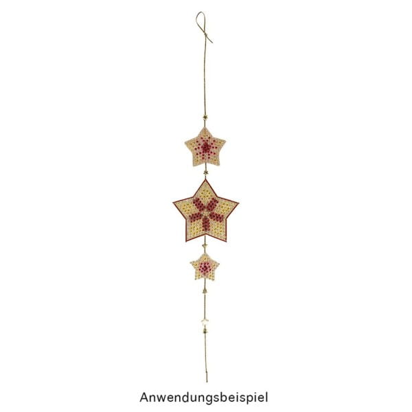 Diamond-Painting-Lineal, Stern 4, Motivgröße: 8,6cm x 8,2cm
