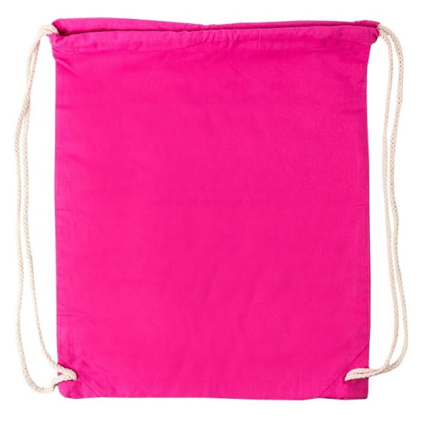 Turnbeutel aus Baumwolle, 37cm x 44cm, pink
