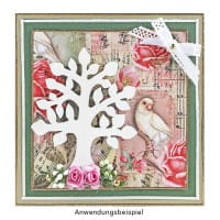 Duo-Design-Papiere, Vintage 2, beidseitig bedruckt, 25cm x 25cm, 250g/m², 20 Blatt