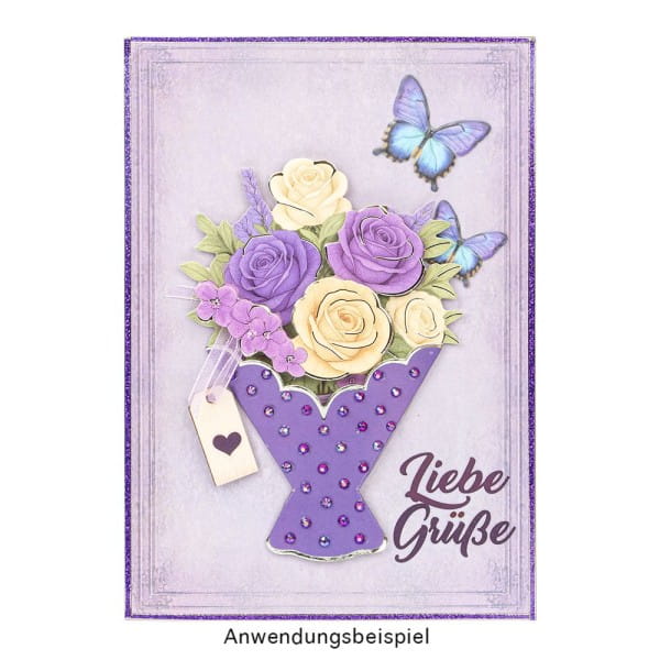 Diamond-Painting-Steine, Strass, irisierend, Sortierung 2, versch. Farben, je 8g, 10 Dosen