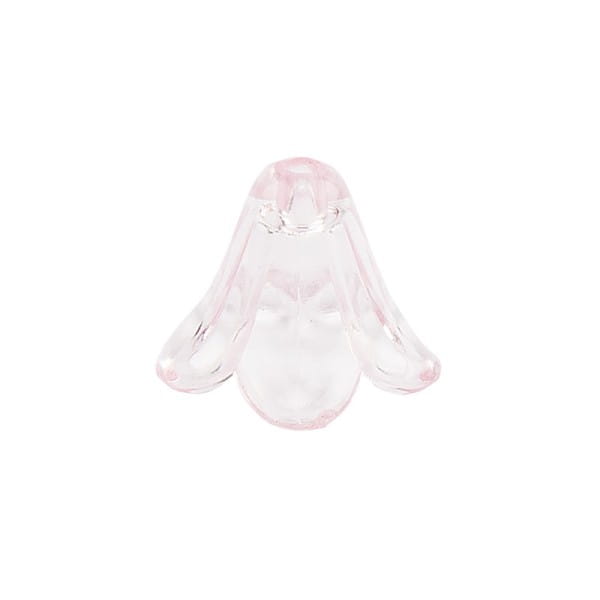 Blütenkelche, 0,8cm x 1,1cm, rosa, 30 Stück