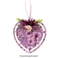 Windradfolien-Scheiben, Herz, 16cm x 16cm, transparent, 500µ, 20 Stück