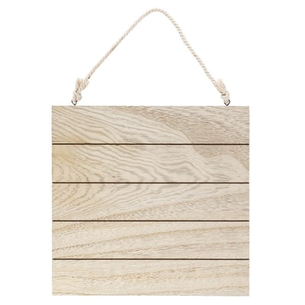 Holzplatten, Nostalgie 2, 24cm x 24cm x 0,6cm, mit Aufhängung, 2 Stück
