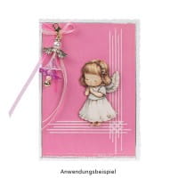 Engelsflügel, Design 2, 2,3cm, hellgold, 20 Stück