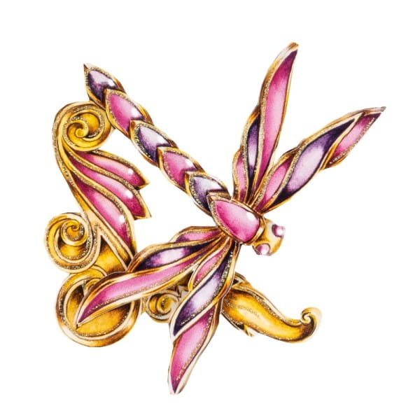3-D Motive, Schmuck-Libellen, 7,5-10cm, 10 Motive