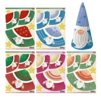 Diamond-Painting-Stanzbogen, Wichtelaufsteller, DIN A4, 5 Bogen