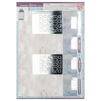 Stanzbogen, Laternen, DIN A4, 5 verschiedene Designs, 10 Stück