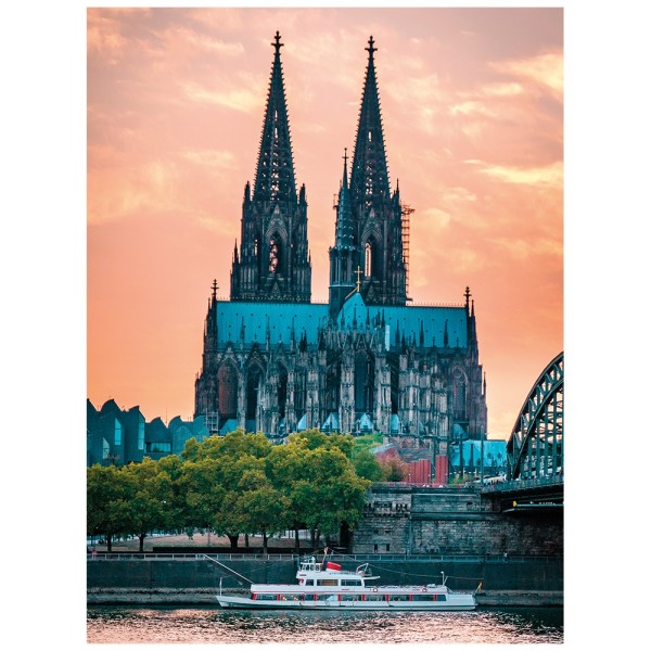 Diamond-Painting-Bild, Kölner Dom, 25cm x 35cm, inkl. Werkzeug