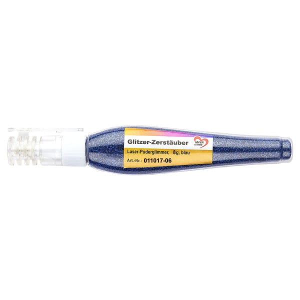 Glitzer-Zerstäuber, Laser-Puderglimmer, 8g, blau