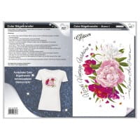 Color Bügeltransfer, Glitzer, DIN A4, Blumen 5