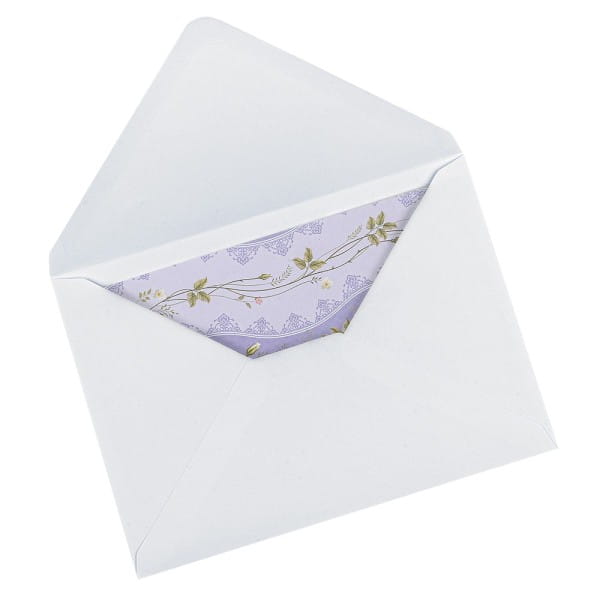 Motiv-Grußkarten, Blumenranken, B6, 230 g/m², 5 versch. Farben, inkl. Umschläge, 10 Stück