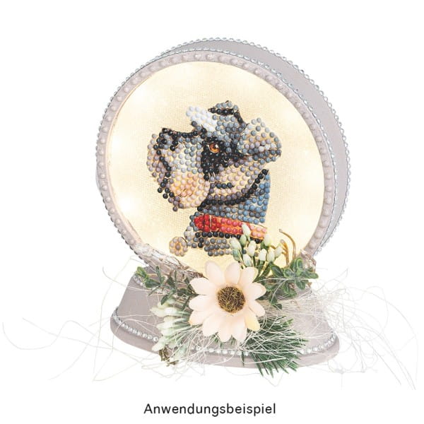 Diamond-Painting-Sticker, Hunde, DIN A4, 4 Bogen