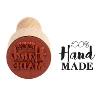 Holzstempel, 100% Handmade, Ø3cm, 8,5cm hoch, mit Griff