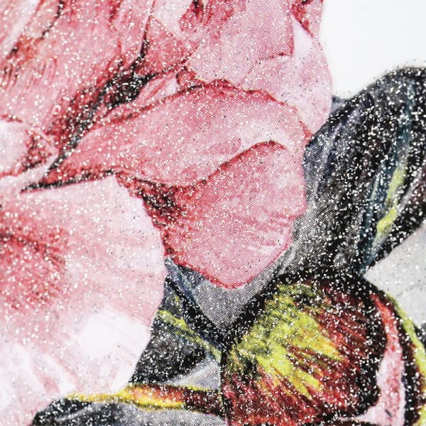 Color Bügeltransfer, Glitzer, DIN A4, Pfingstrose 4