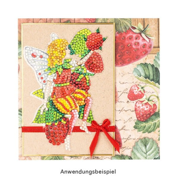 Diamond-Painting-Sticker, Elfen, DIN A4, 4 Bogen